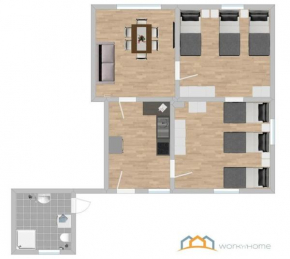 SAD214 - Zentrale Monteurwohnung Übergangswohnung